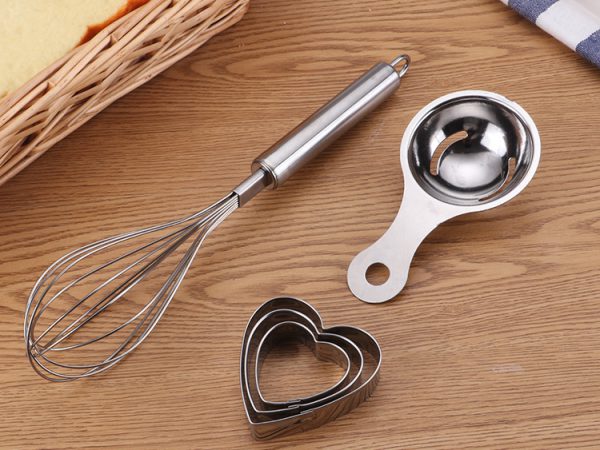 Bộ 3 dụng cụ phới, tách lòng, khuôn nhấn